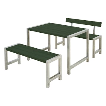Trädgårdsmöbel Grupp PLUS Café 127 cm Grön