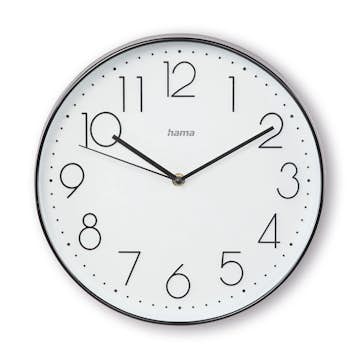 Väggklocka HAMA Corsica 30 cm med Tyst Urverk och Extra Stor Tidsdisplay
