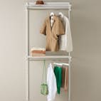 Garderobslösning Elfa Ready Solution Classic 3 Vit