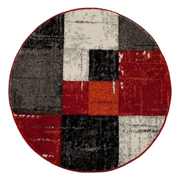 Friezematta KM Carpets London Square Rund