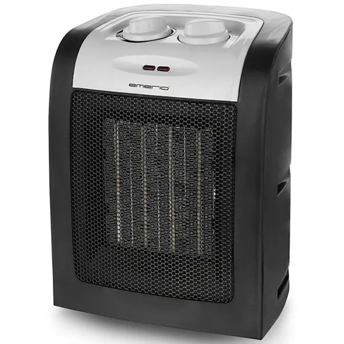 Värmefläkt Emerio 1800W Termostat Keramiskt Element