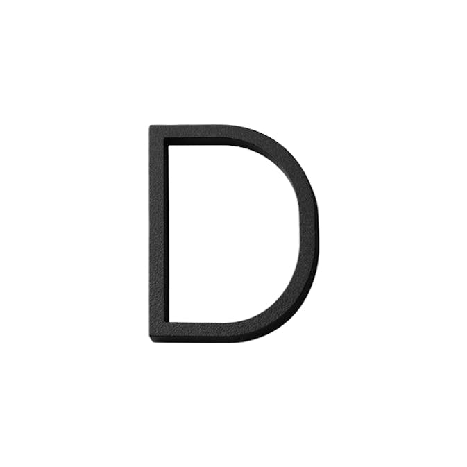 Husnummer Habo Selection Contemporary Stor Svart
