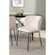 Matstol Venture Home Edina Vit Stol i Boucle 2 st