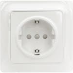 Vägguttag Malmbergs Gamma 1-Vägs Inf med Skruvanslutning