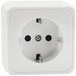 Uttag Malmbergs Gamma 1-Vägs Vit