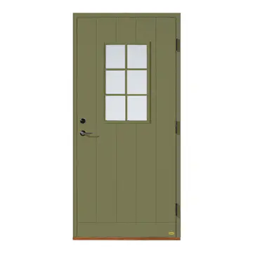 Ytterdörr Leksandsdörren Tunsta Glas RC2N Eco74