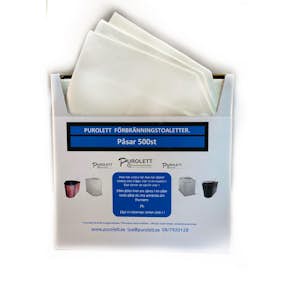 Påsar för Förbränningstoalett Purolett 500-pack