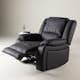 Reclinerfåtölj Venture Home Singapore Svart Fåtölj Polyester