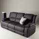 Soffa Venture Home Singapore Svart 3-Sits Reclinersoffa i Polyester
