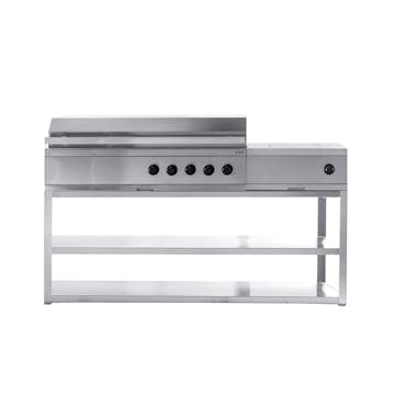Gasolgrill Myoutdoorkitchen 5 brännare och Sidobrännare