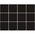 Klinker Konradssons Color 2 Black Svart Matt 10x10 cm