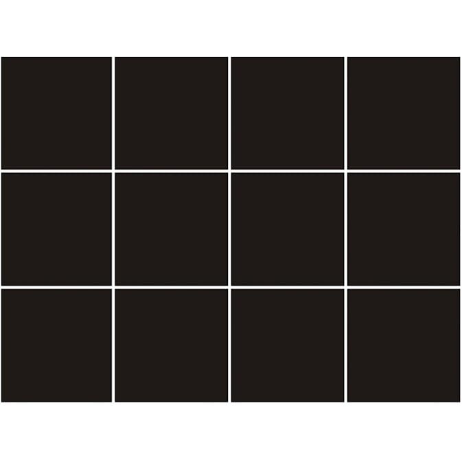 Klinker Konradssons Color 2 Black Svart Matt 10x10 cm