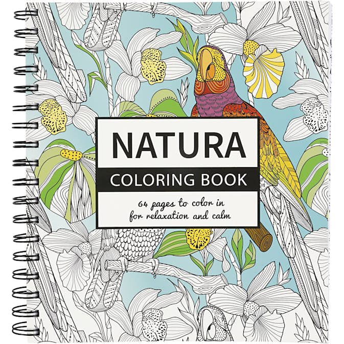 Målarbok Creativ Company Antistress Natur Stl 19,5x23 cm 64 1 St