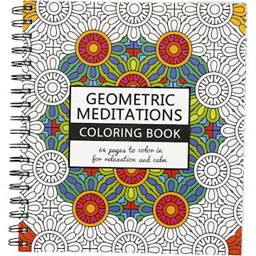 Målarbok Creativ Company Antistress Geometrisk Stl 19,5x23 cm 64 1 St