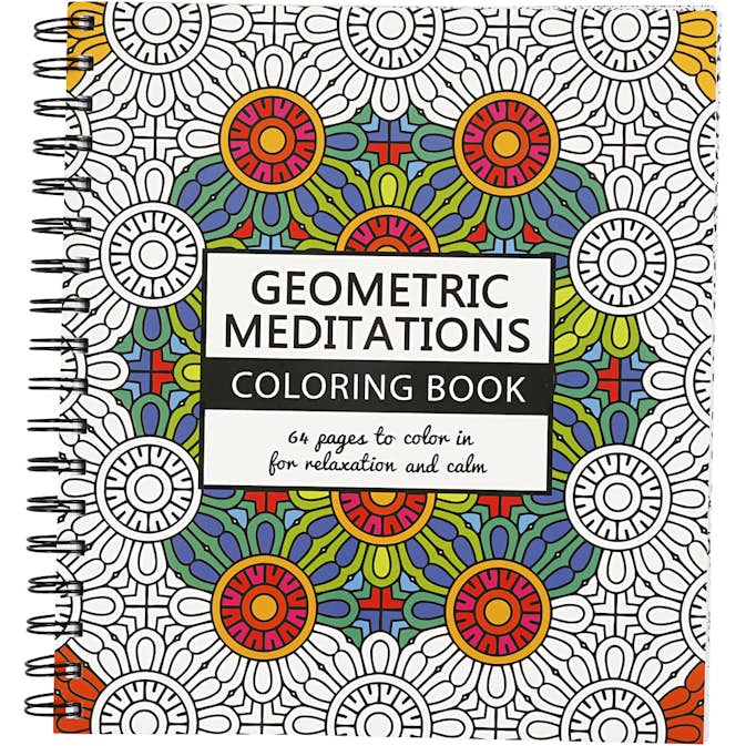 Målarbok Creativ Company Antistress Geometrisk Stl 19,5x23 cm 64 1 St
