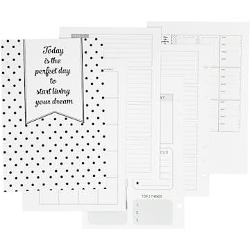 Evighetskalender Creativ Company Stl 142x210 mm Vit 1 st/1 Förp