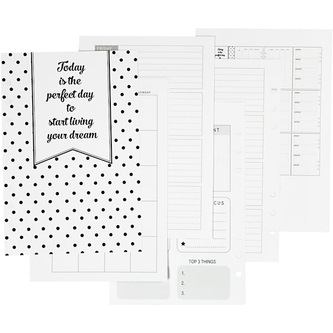 Evighetskalender Creativ Company Stl 142x210 mm Vit 1 st/1 Förp