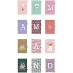 Skiljeblad Creativ Company A5 Guld/Korall/Röd 12-pack