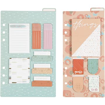 Bokmärken Creativ Company och Notis-Sortiment 2 Ark/1 Förp