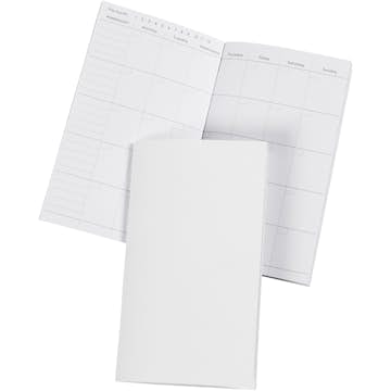 Notisbok Creativ Company Vit Stl 9,5x16,6 cm 34 100 g 1 St