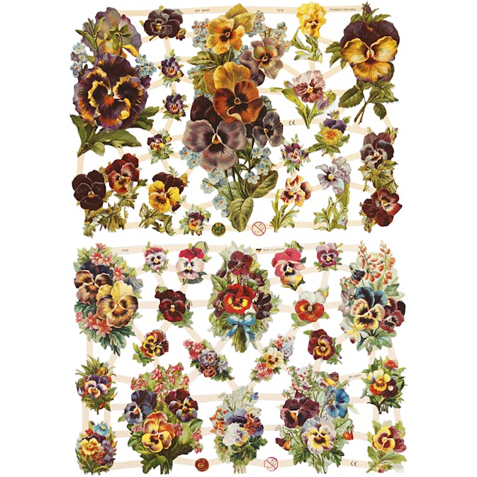Bokmärken Creativ Company Fikus 165x235 cm 2 Ark/1 Förp