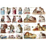 Bokmärken Creativ Company Katter 165x235 cm 2 Ark/1 Förp