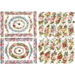 Bokmärken Creativ Company Småblommor 165x235 cm 2 Ark/1 Förp