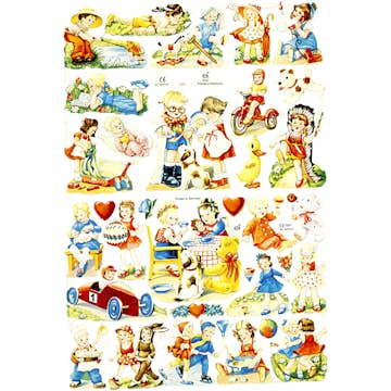 Bokmärken Creativ Company Barn 165x235 cm 2 Ark/1 Förp