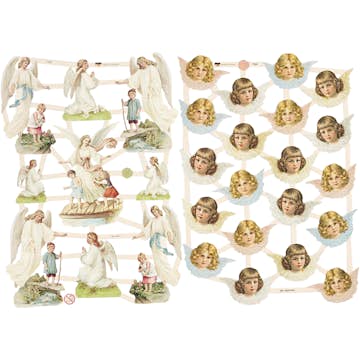 Bokmärken Creativ Company Nostagiska Änglar 165x235 cm 2 Ark/1 Förp