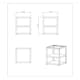 Basmodul Myoutdoorkitchen Nordic Line 60 cm