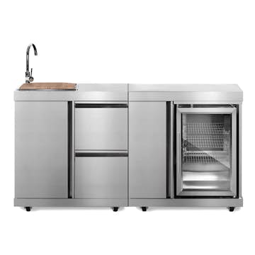 Modul Myoutdoorkitchen Kyl & Diskbänk Duopaket