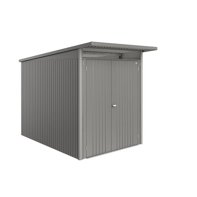 Redskapsbod Biohort Avantgarde Eco A3 Metallic Kvartsgrå Dubbeldörr