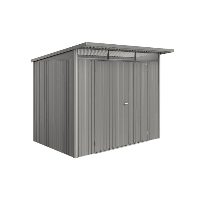 Redskapsbod Biohort Avantgarde Eco A5 Metallic Kvartsgrå Dubbeldörr