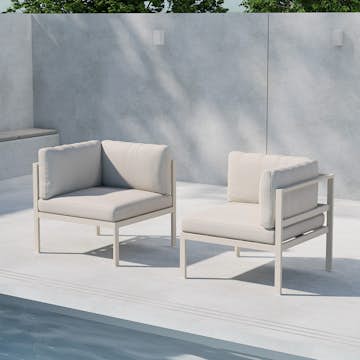 Soffmodul Venture Home Copacabana Hörn Utomhus