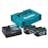 Batterikit Makita CXT 2xBL1041B + DC10SB 12V 2x4Ah