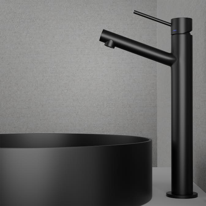 Tvättställsblandare Scandtap Steel Vector High