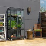 Växthus Vitavia Urban 0,35 m2 med Sockel på hjul