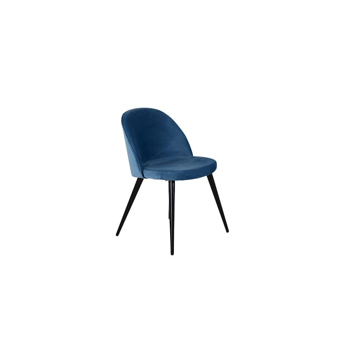 Matstol Venture Home Velvet Svart Ben