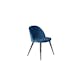 Matstol Venture Home Velvet Svart Ben