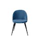 Matstol Venture Home Velvet Svart Ben