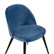 Matstol Venture Home Velvet Svart Ben