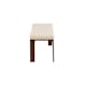 Sittbänk Venture Home Chester Off White Rektangulär Bänk 120cm