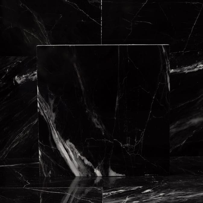 Marmor Ephesus Stone Nero Marquina 10x10 cm