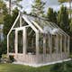 Växthus Palmako Emilia Fristående med Härdat Säkerhetsglas & Tryckimpregnerat Trä, 8,7 m²