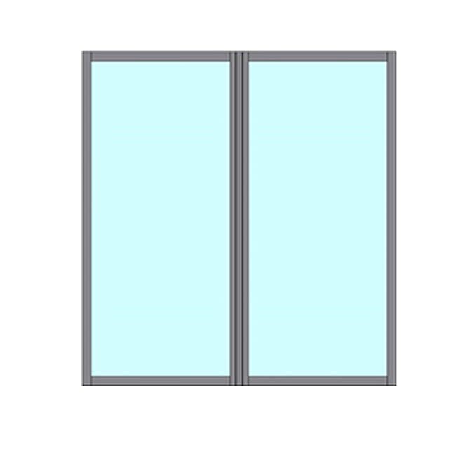 Fast Väggparti Novoroom Ultra 2-Delat