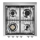 Gasolspis Steel Genesi Combi-Steam 70 cm med Ugn