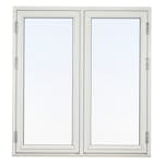 Sidohängt Fönster Svenska Fönster 2-Luft Trä 2-Glas Rund Profil