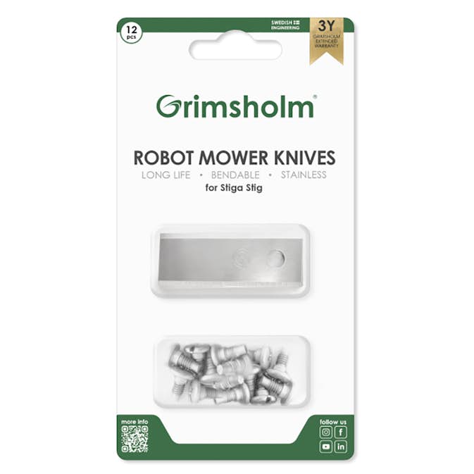 Knivar Grimsholm för Stiga 12 st