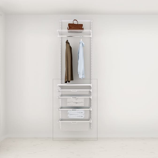 Tilläggslösning Elfa Ready Solution 60.4 Vit