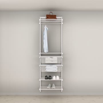 Garderobslösning Elfa Ready Solution Classic 2 Vit